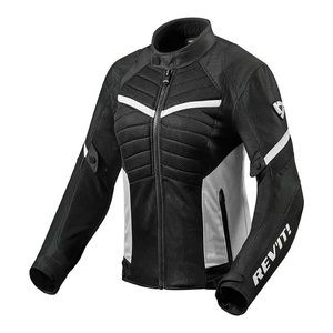 Rev’It! Arc air Ladies US size 10) black and white with elbow and shoulder pads.